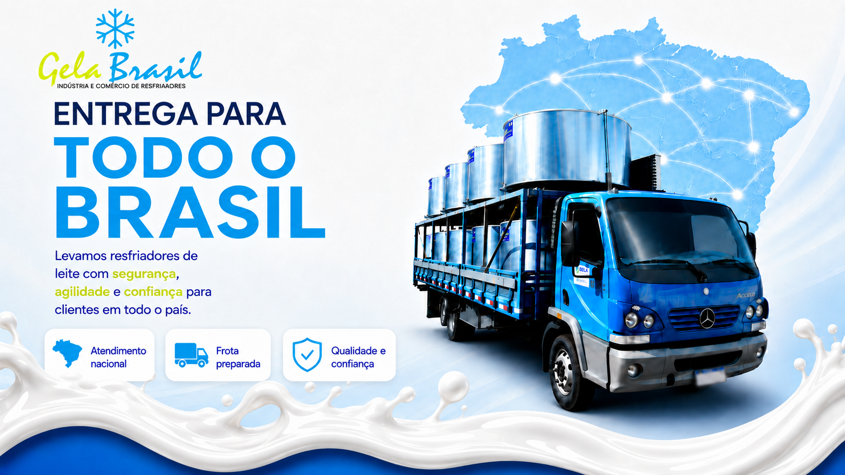 Gela Brasil - entrega para todo o Brasil