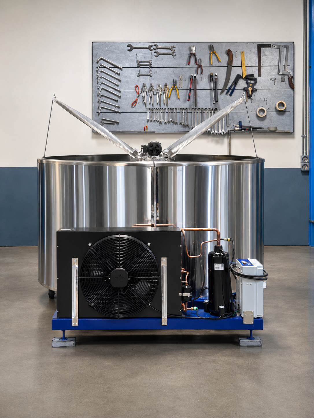 Resfriador de leite Gela Brasil 3000 litros com tampa bi-partida